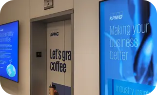 Digital signage at KPMG