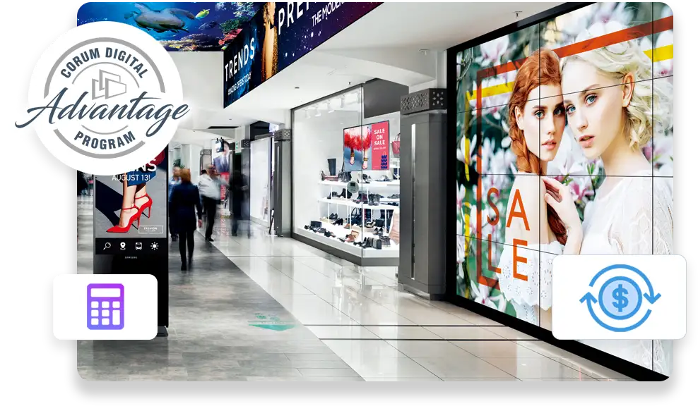 digital signage financing
