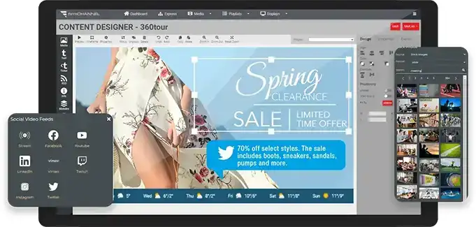 Creación de contenido para mostrar