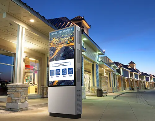 kiosque d'information extérieur
