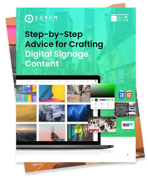 Consejos paso a paso para crear contenido de señalización digital