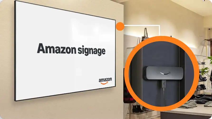 Amazon Signage Stick install